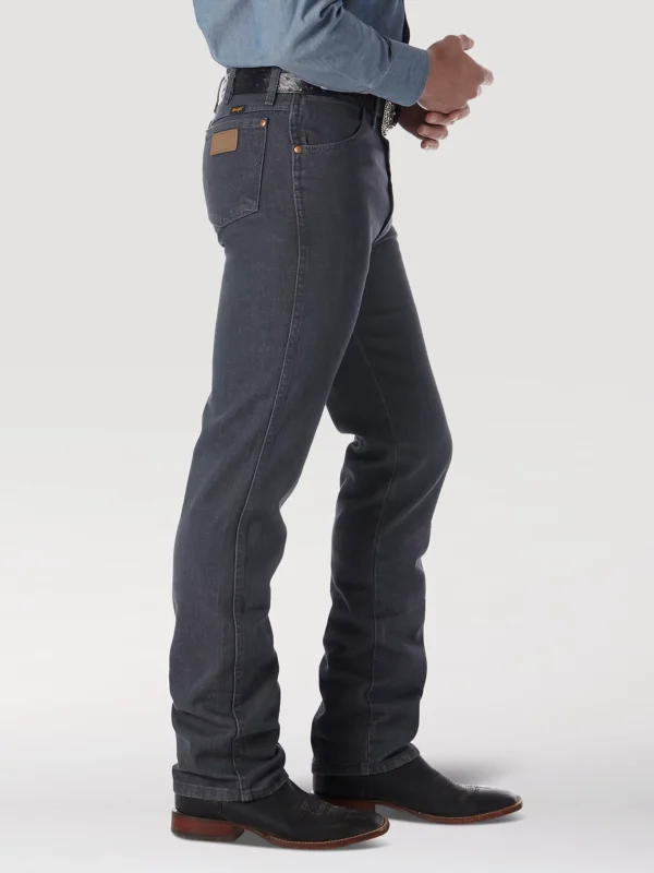 Wrangler Cowboy Cut Slim Fit Jean in Charcoal Gray