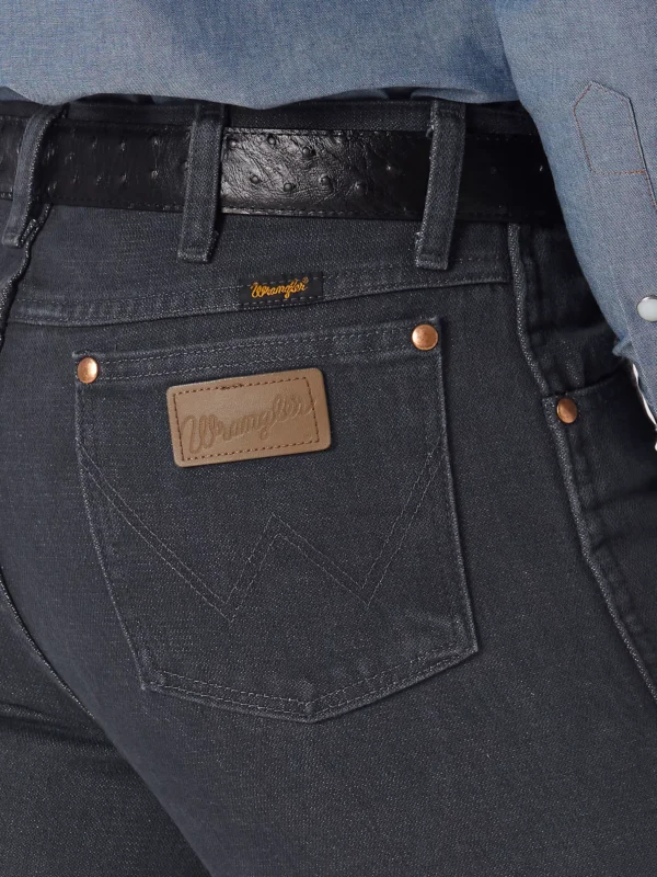 Wrangler Cowboy Cut Slim Fit Jean in Charcoal Gray