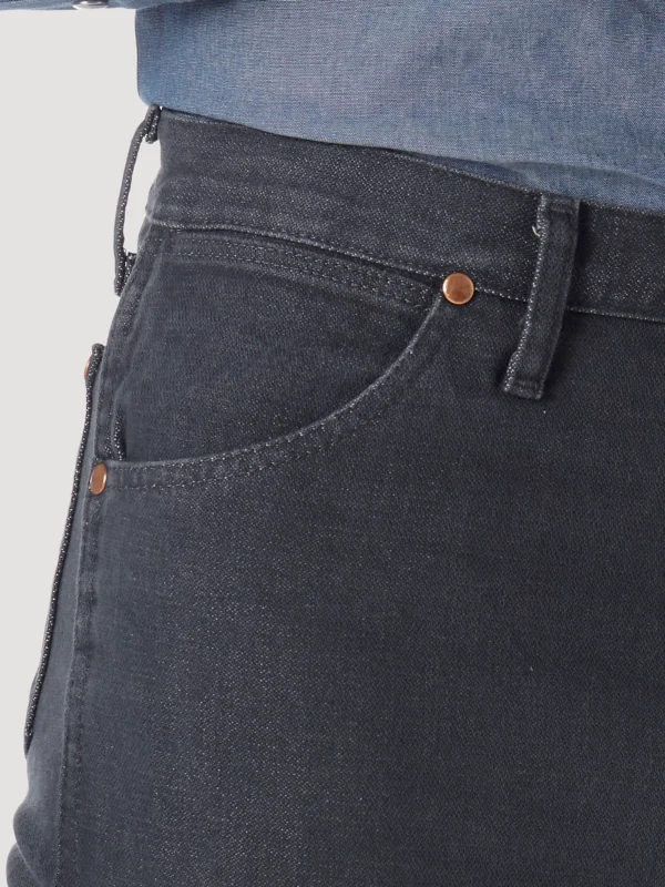Wrangler Cowboy Cut Slim Fit Jean in Charcoal Gray