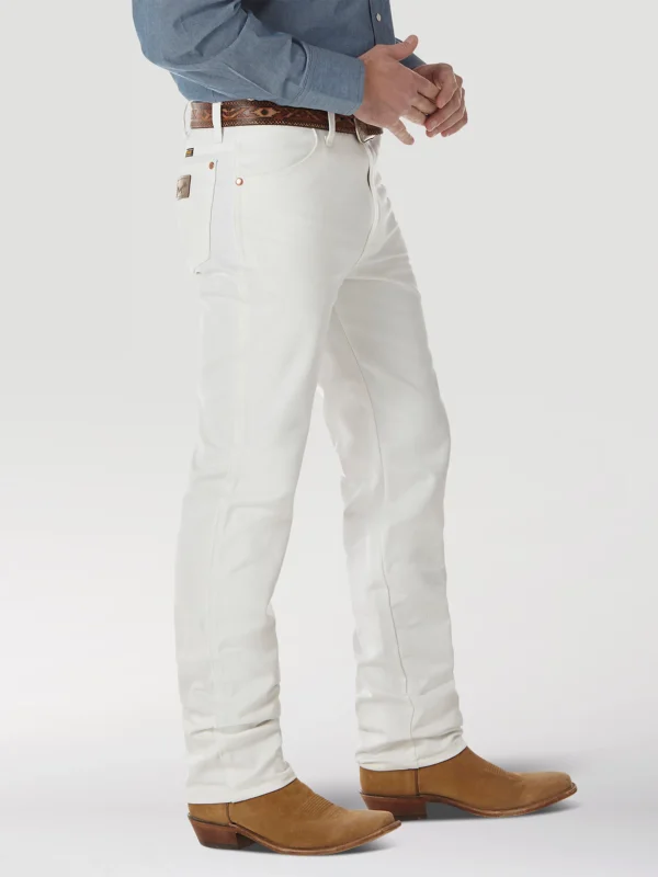 Wrangler Cowboy Cut Slim Fit Jean in White