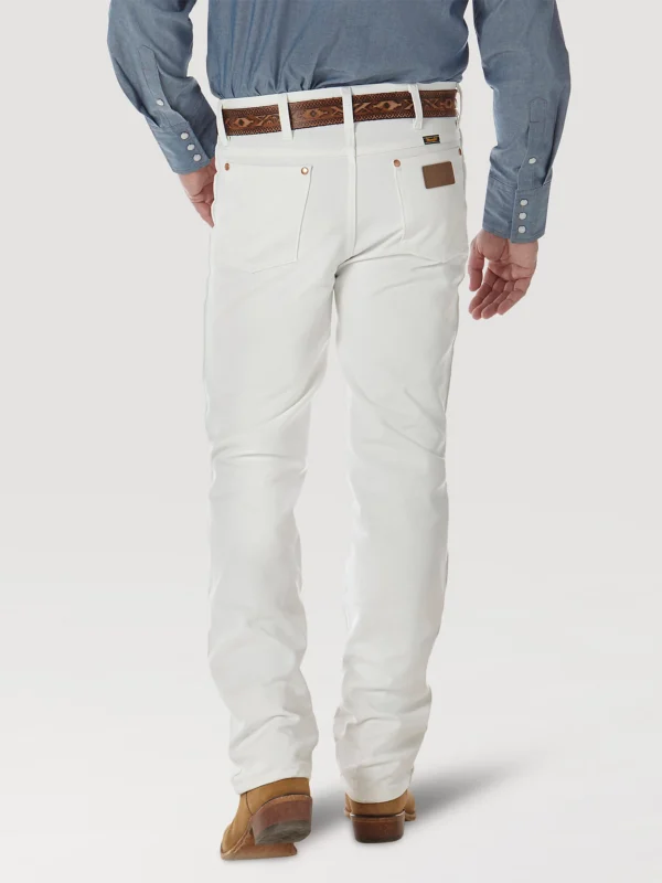 Wrangler Cowboy Cut Slim Fit Jean in White
