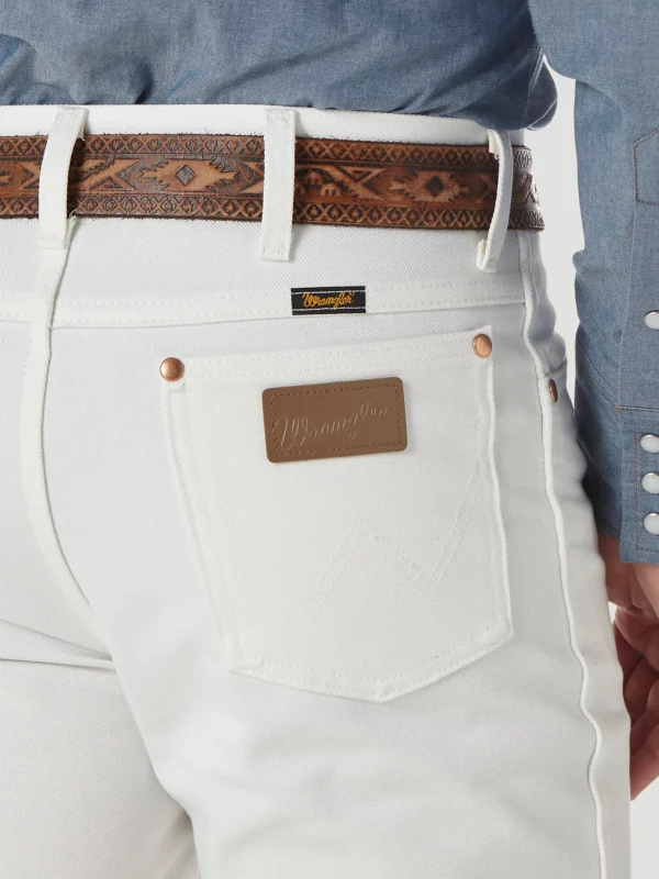 Wrangler Cowboy Cut Slim Fit Jean in White
