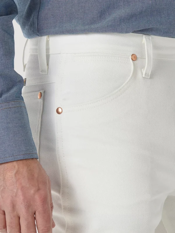 Wrangler Cowboy Cut Slim Fit Jean in White