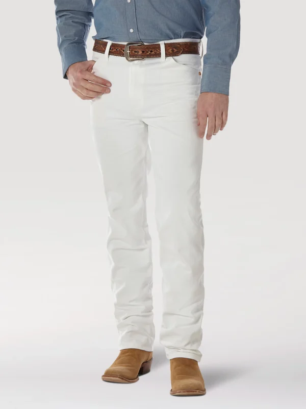 Wrangler Cowboy Cut Slim Fit Jean in White