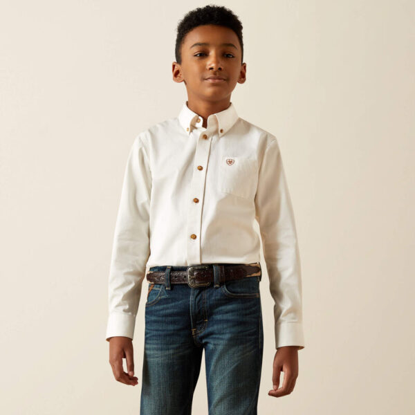 10030162_front_warm.jpg Ariat Solid Twill Classic Fit Shirt