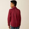 10030163_back_warm.jpg Ariat Team Logo Twill Classic Fit Shirt Burgundy White