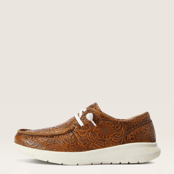 10042508_side_warm.jpg Hilo Brown Floral Emboss