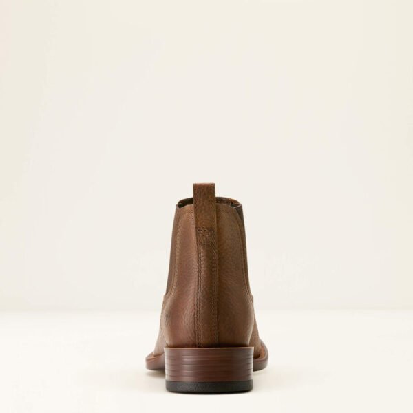 10053654_heel_warm.jpg Ariat Booker Ultra Western Boot Brown Oiled Rowdy