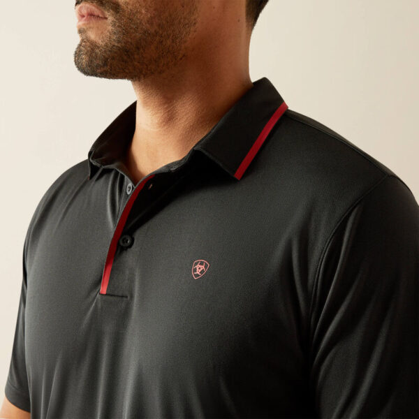 10058732_01_warm.jpg Welded TEK Fitted Short Sleeve Polo Black
