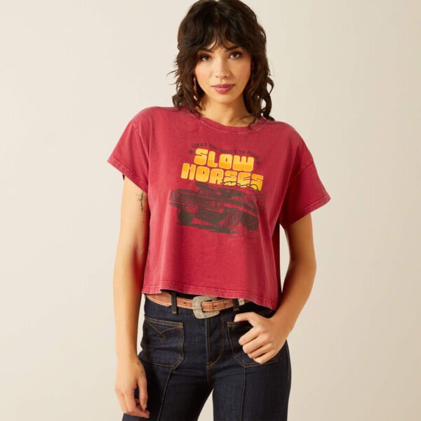 10062911_front_warm.jpg Sendero Slow Horses T-Shirt – Red