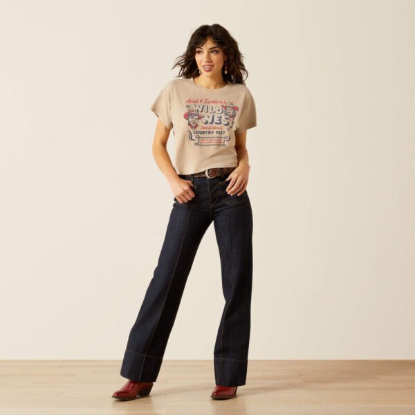 Sendero x Ariat Wild West Country Fest T-Shirt – Savannah Tan Mineral Wash
