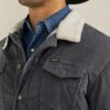 Wrangler Men's Cowboy Cut Sherpa Lined Corduroy Jacket