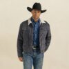 Wrangler Men's Cowboy Cut Sherpa Lined Corduroy Jacket