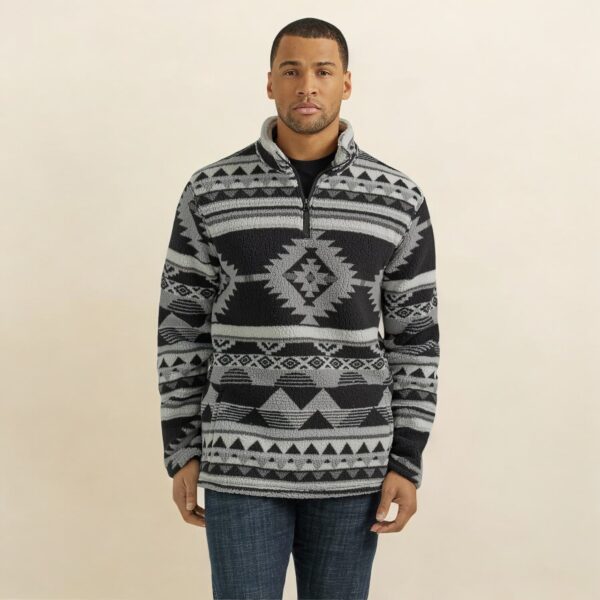 112353294-HERO-Photoroom.jpg Men's Wrangler Heavyweight Quarter-Zip Sherpa Pullover