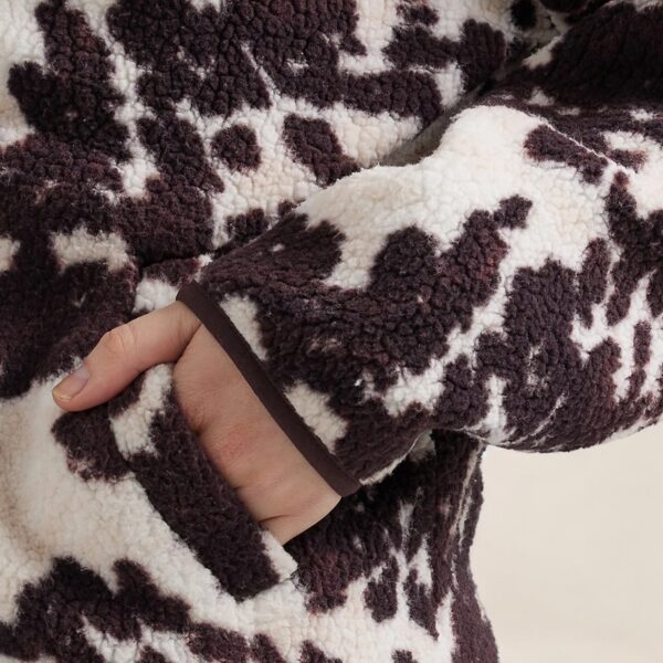 Wrangler Cowhide Sherpa Snap Jacket