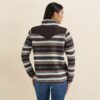 Wrangler Southwestern Contrast Full Zip Sherpa Jacket