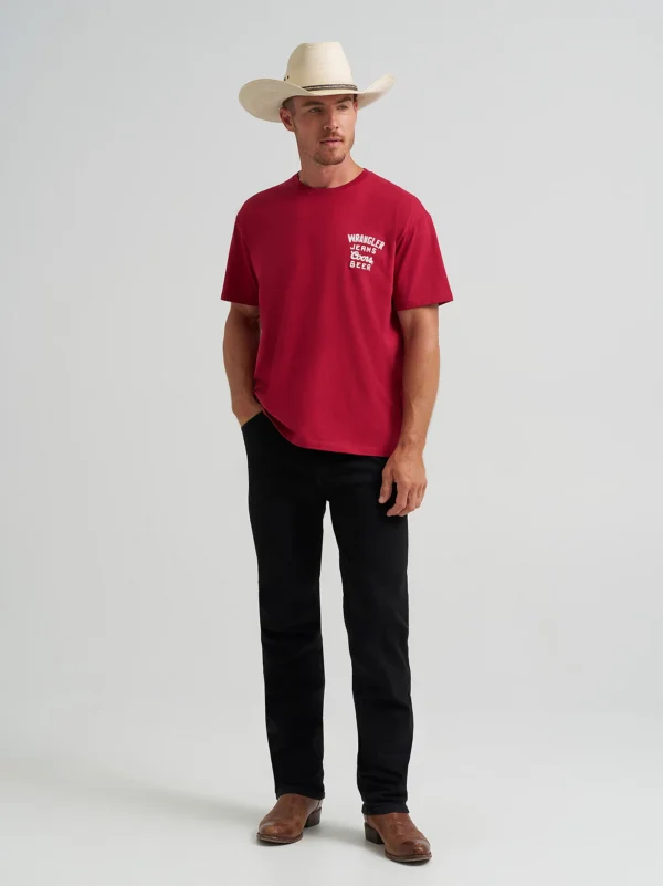 Wrangler x Coors Logo T-Shirt – Banquet Red