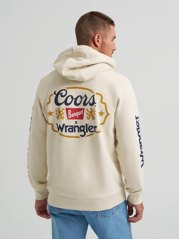 Wrangler x Coors Hoodie – Antique White
