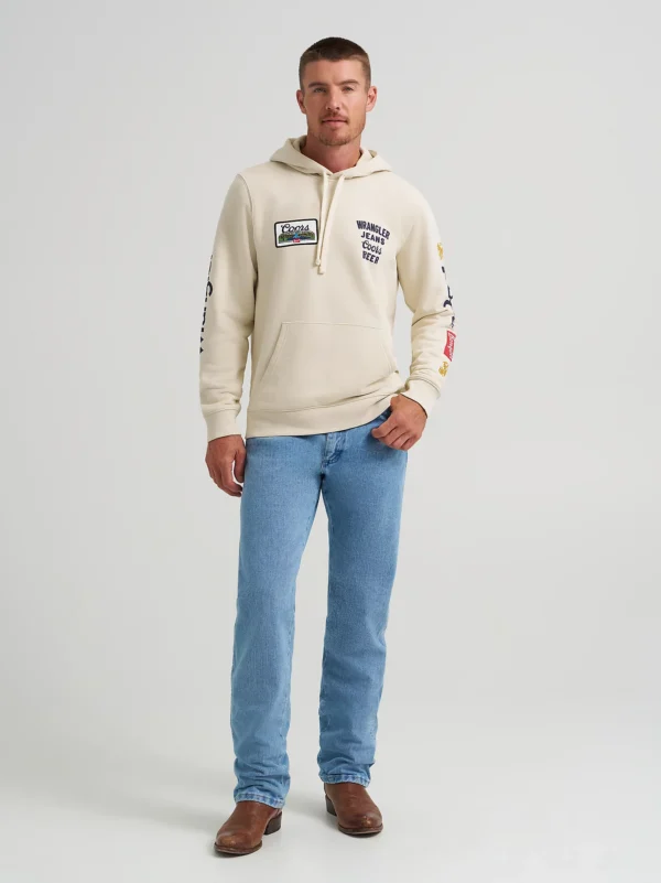 Wrangler x Coors Hoodie – Antique White