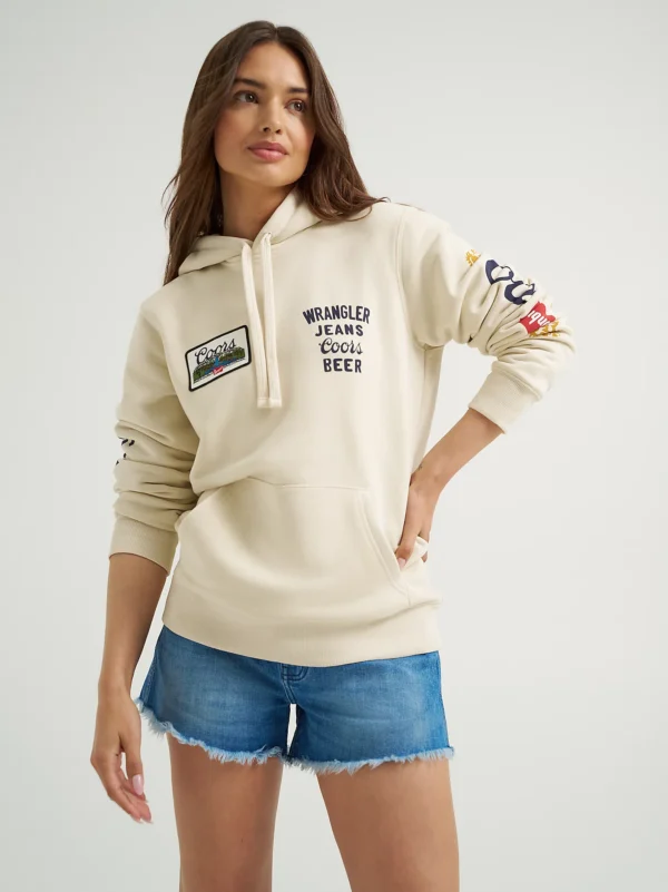 Wrangler x Coors Hoodie – Antique White