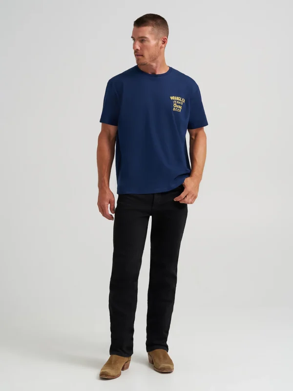 Wrangler x Coors Logo T-Shirt – Navy