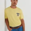Wrangler x Coors Logo T-Shirt – Buff Yellow