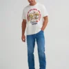 Wrangler x Coors Served Everywhere T-Shirt – Marshmallow