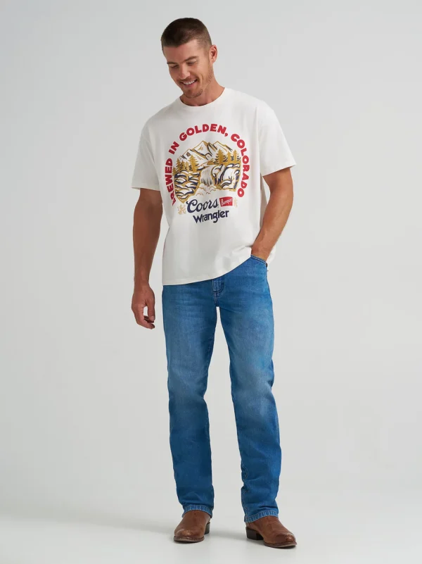 Wrangler x Coors Served Everywhere T-Shirt – Marshmallow
