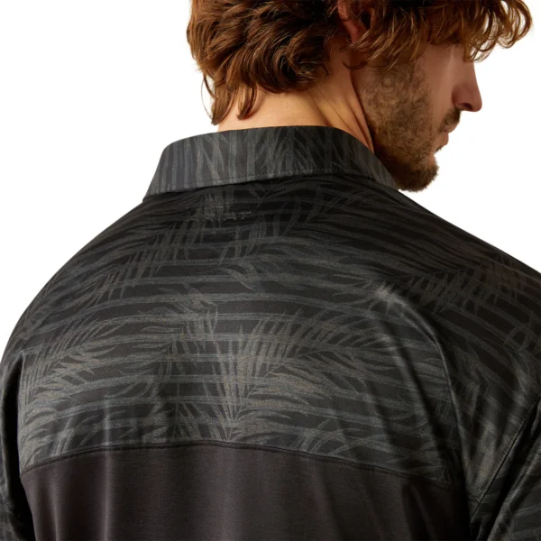 Charger 2.0 Color Block Black Polo Shirt