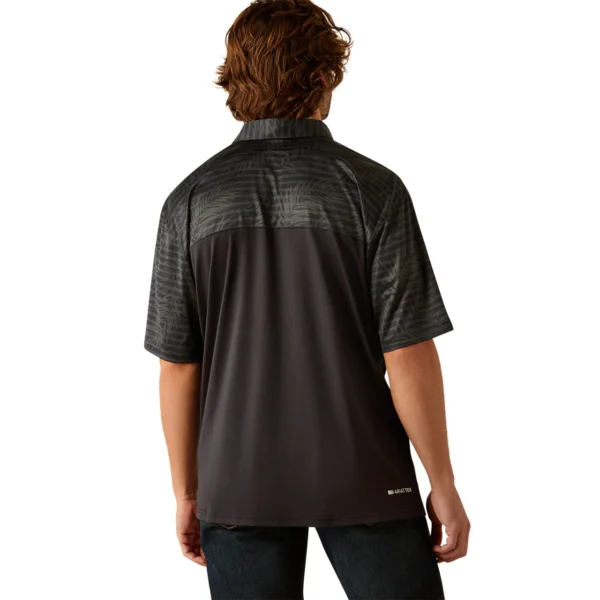 Charger 2.0 Color Block Black Polo Shirt