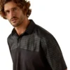 Charger 2.0 Color Block Black Polo Shirt