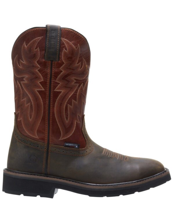 2000228757_200_P2.jpg Wolverine Men's Rancher Waterproof Western Work Boots - Steel Toe