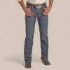 Men's Rock and Roll Slim Fit Straight Leg Jeans