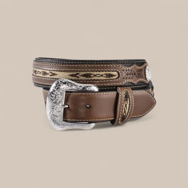 BMN3S03342_png-Photoroom-4.jpg Cody James Men's Ribbon Inlay Leather Belt