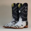 Pegazuz Black & White Cowhide Boot PG08 - 9