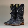 Pegazuz Black & White Cowhide Boot PG11 - 7