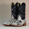 Pegazuz Black & White Cowhide Boot PG17 - 11