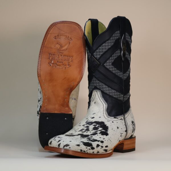 Pegazuz Black & White Cowhide Boot PG17 - 11
