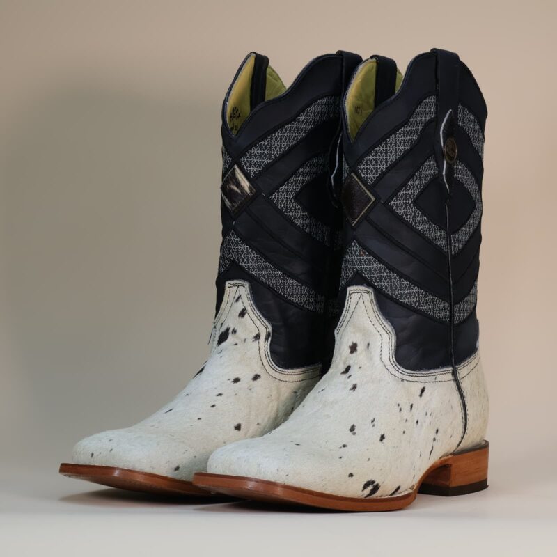 Pegazuz Black & White Cowhide Boot PG18 - 11