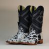 Pegazuz Black & White Cowhide Boot PG19 - 8