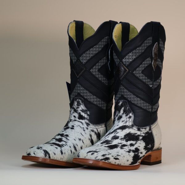 Pegazuz Black & White Cowhide Boot PG19 - 8