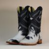 Pegazuz Black & White Cowhide Boot PG22 - 9