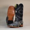 Pegazuz Black & White Cowhide Boot PG03 - 7.5