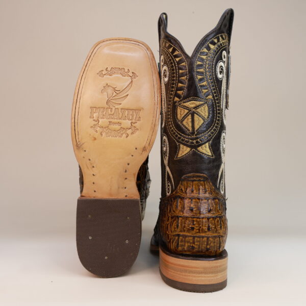IMG_3579-scaled-1.jpg Pegazuz Caiman Hornback Clone Square Toe Boots