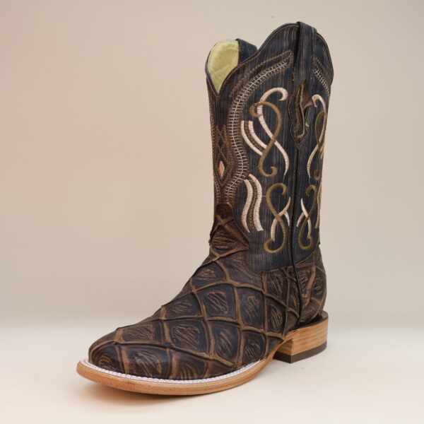 IMG_3595-scaled-1.jpg Pegazuz Pirarucu Fish Rustic Nubuck Square Toe Boots