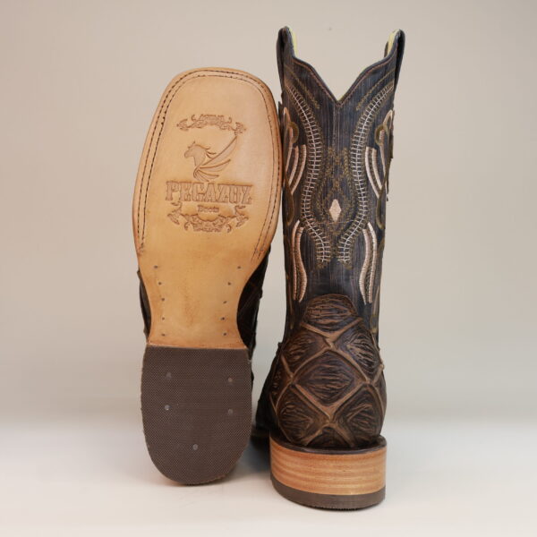 IMG_3597-scaled-1.jpg Pegazuz Pirarucu Fish Rustic Nubuck Square Toe Boots