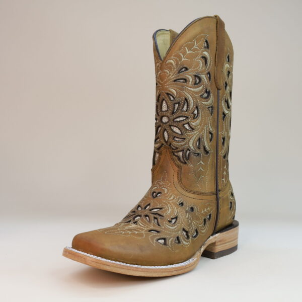 Crazy Lazer Square Toe Boots