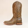 Floral Hand Tooled Square Toe Boots
