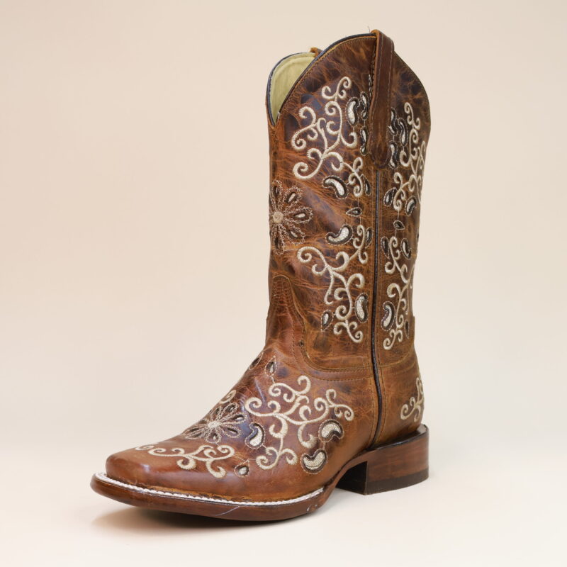 IMG_3897-scaled-1.jpg Ebano Floral Embroidered Lazer Square Toe Boots