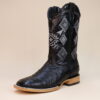 Ostrich Square Toe Boots